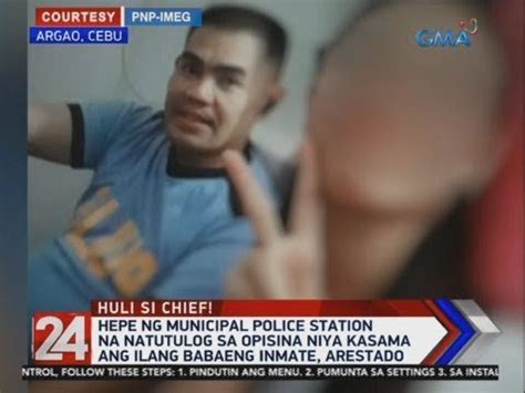 24 Oras: Cebu cop arrested for 'sleeping' with young female .